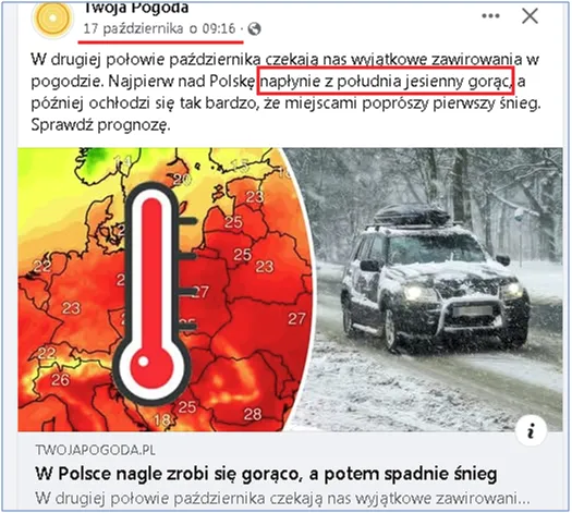 "Jesienny gorąc" pilnie poszukiwany! (w mainstreamie)