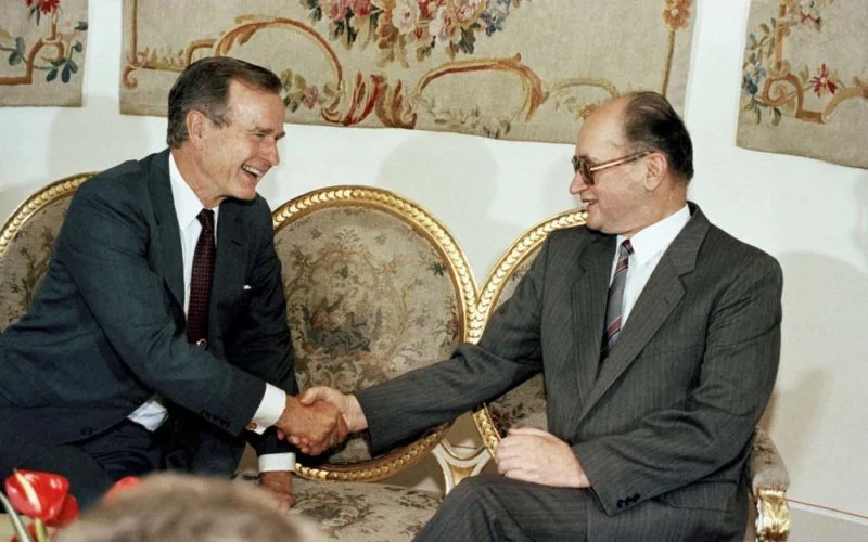 Jaruzelski_bush